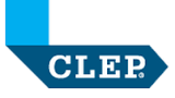 CLEP testing logo