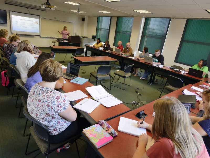 students in classroom